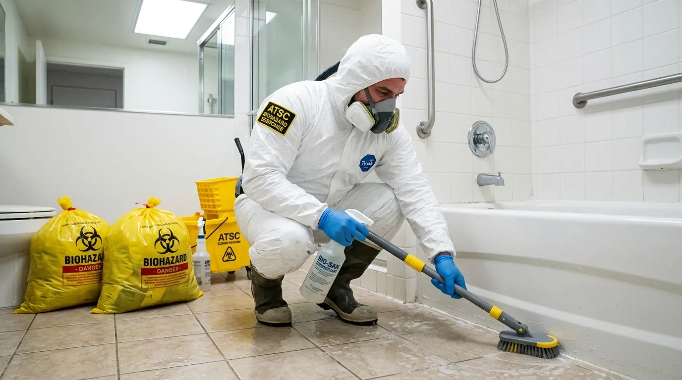 Decontamination equipment deployed for Blood Cleanup in Fredericksburg